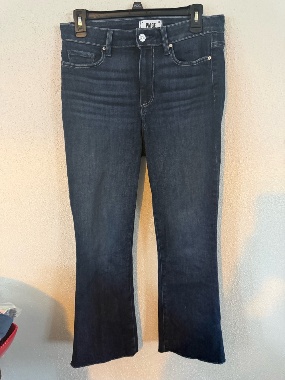 (29) PAIGE Women's Dark Blue Bootcut Jeans